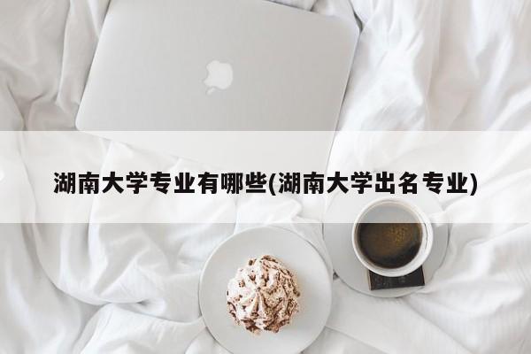 湖南大学专业有哪些(湖南大学出名专业)